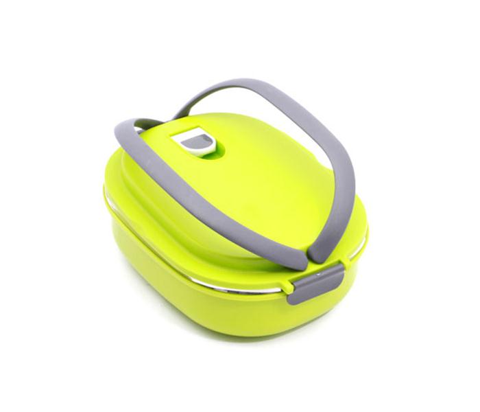 Royalford RF5652 Stainless Steel Lunch Box, Square - Green - Zoom Image 1