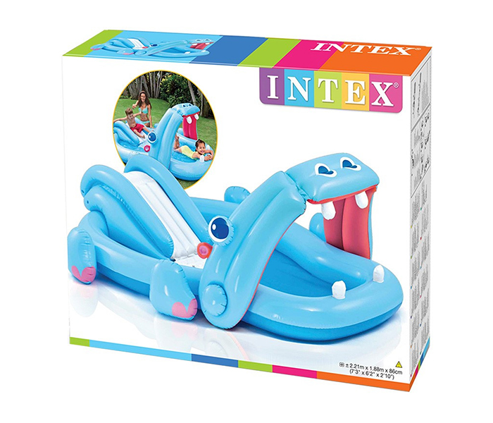 Intex ZX-57150 221 x 188 x 86CM Hippo Pool Play Centre - Zoom Image 1