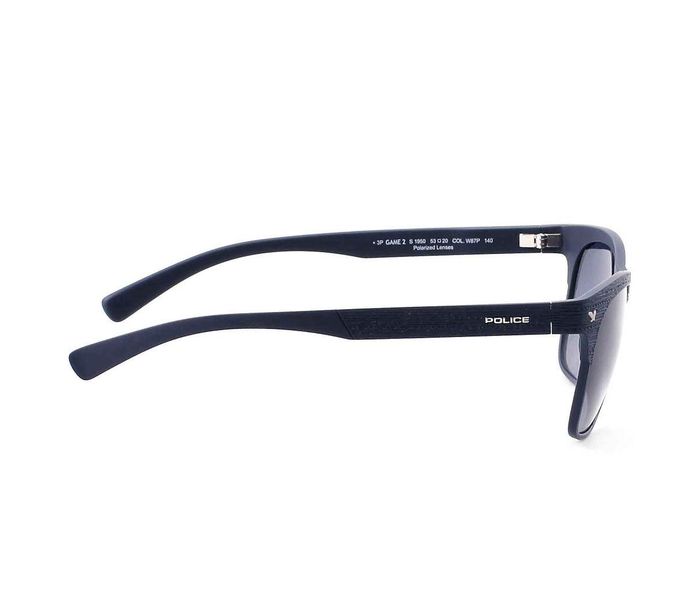 Police S1949 W87P Aviator Grey Frame & Blue Gradient Mirrored Sunglasses for Men - Zoom Image 2