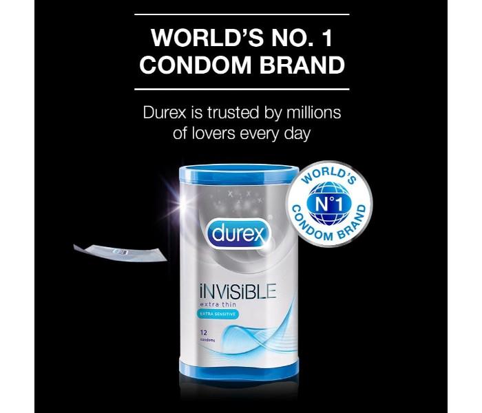 Durex Condoms 12 Pcs - Invisible Extra Thin - Zoom Image 1