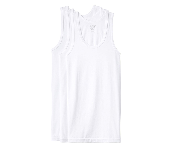 Jockey 8820-0310 Modern Classic Basic Vest, White/XL - 3 Pieces Pack - Zoom Image