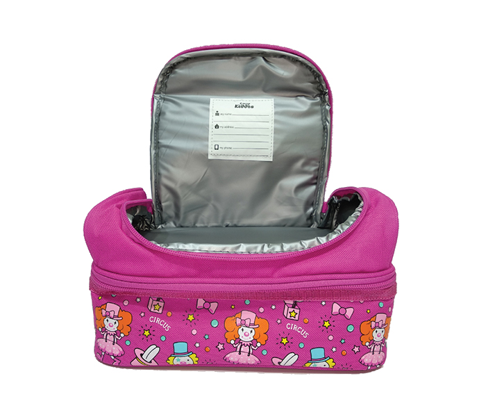 Smily Kiddos SK11004002 Dual Slot Lunch Bag - Pink - Zoom Image 3