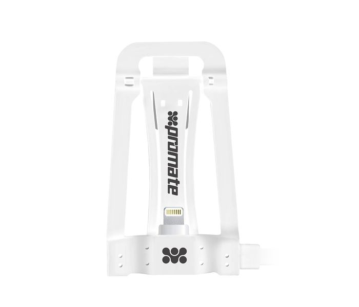 Promate Pose-LT Charge and Sync Dock Stand with Flat Cable- White - Zoom Image 7