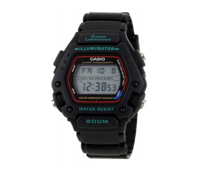 Casio DW-290-1DF Mens Digital Watch Black - Zoom Image 3