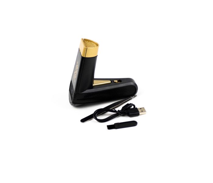 Portable USB Electric Bakhoor Dukhoon Black and Gold - Zoom Image 4