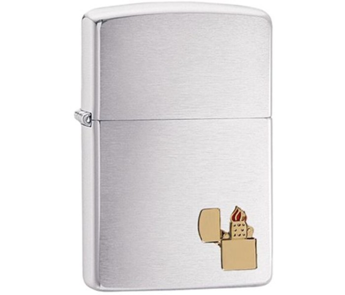 Zippo 29102 200 Emblem Lighter Silver - Zoom Image