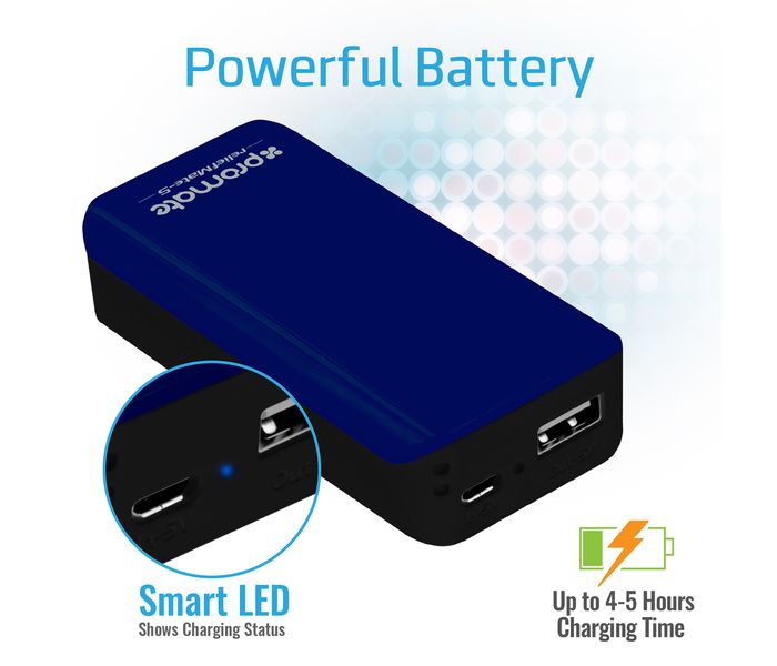 Promate ReliefMate-5 5200 mAh Universal Power Bank, Black - Zoom Image 2