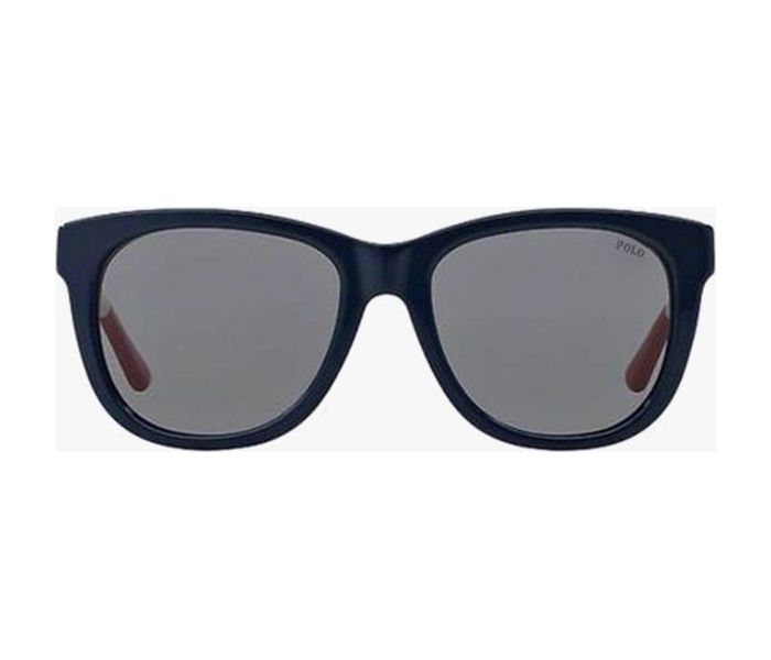 Polo Ralph Lauren 0Ph4106 556987 Wayfarer Dark Blue Frame & Blue Mirrored Sunglasses for Men - Zoom Image 1