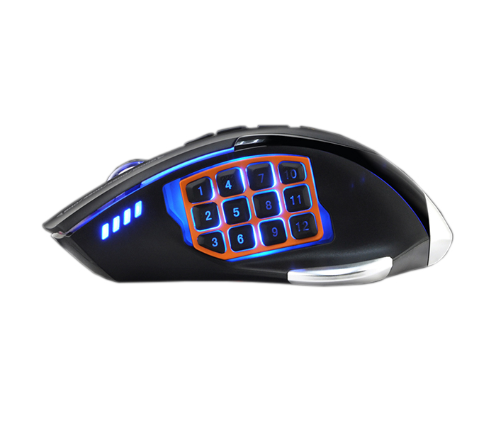 Dragon War G13 Zodiac 10000 DPI MMO Gaming Mouse - Black - Zoom Image 3