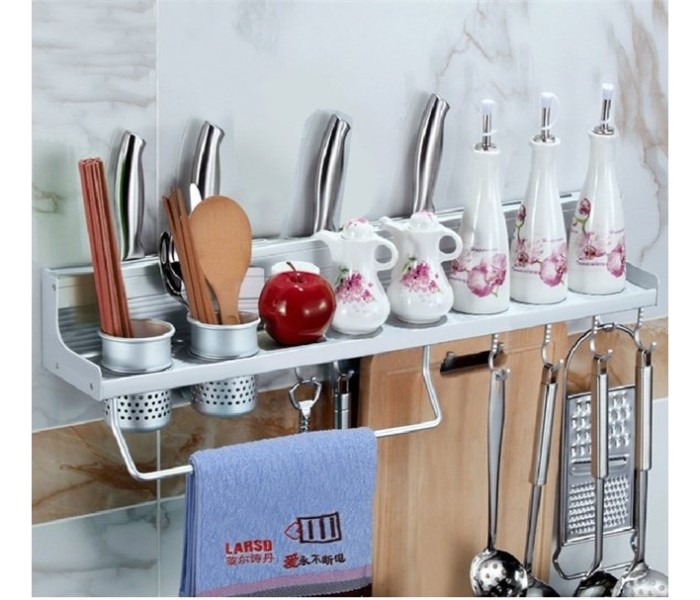 Taqdeer nc-33150 The Kitchen Hangs Series Storage Organizer Silver - Zoom Image 2