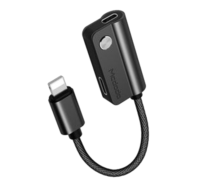 Mcdodo CA-4701 iPhone Lightning to Dual Lightning Splitter - Black - Zoom Image 1