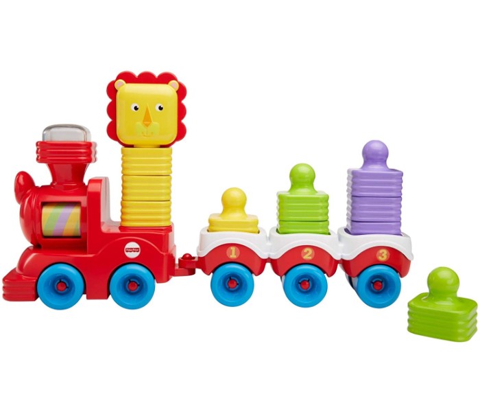 Fisher Price DRG33 Little Stackers Lion Locomotive Assorted - Zoom Image 2