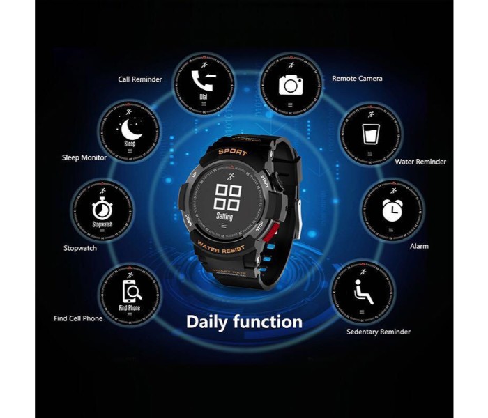 Z3 Waterproof Fitness Tracker Smart Watch IP680 Black - Zoom Image 4