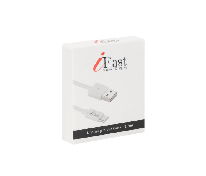 I Fast IF9003 1.2 Meter Lightning Cable White - Zoom Image