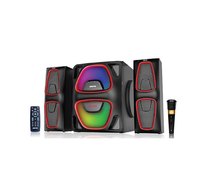 Geepas GMS8576 2.1 Channel Multimedia Speaker with Remote Control - Black - Zoom Image