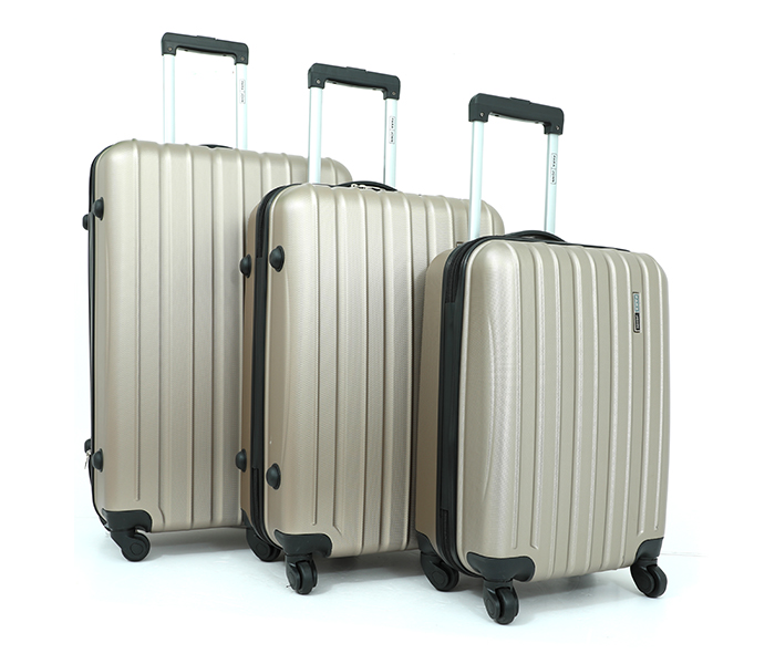 Para John PJTR3018B ABS Trolley Bag Set of 3 Pieces - Champagne - Zoom Image