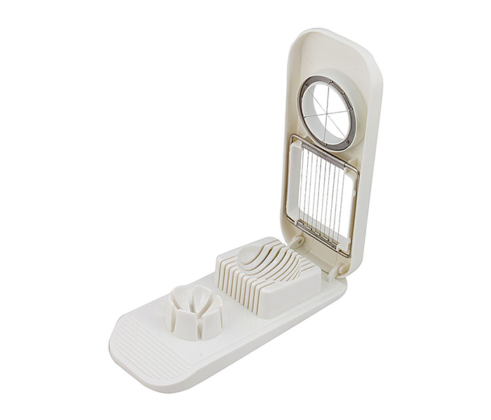 Prestige PR54089 2 Way Plastic Egg Slicer, White - Zoom Image 2