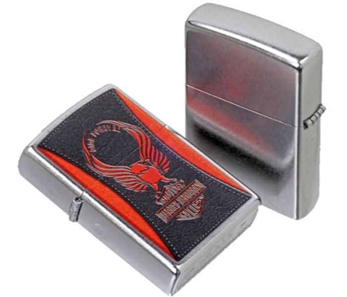 Zippo 28823 207 Harley Davidson Ride Forever Lighter Silver - Zoom Image 2