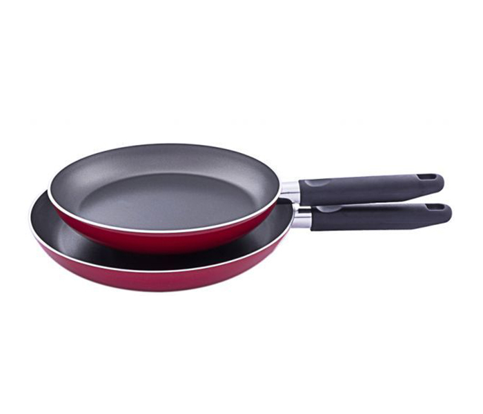 Prestige PR20961 2 Pieces Non-Stick Twin Fry Pan Set, Red - Zoom Image 3