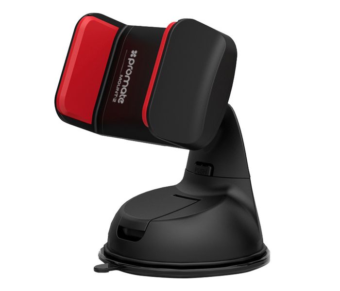 Promate Mount-2 Car Mount Holder for Smartphone and GPS - Red - Zoom Image 1