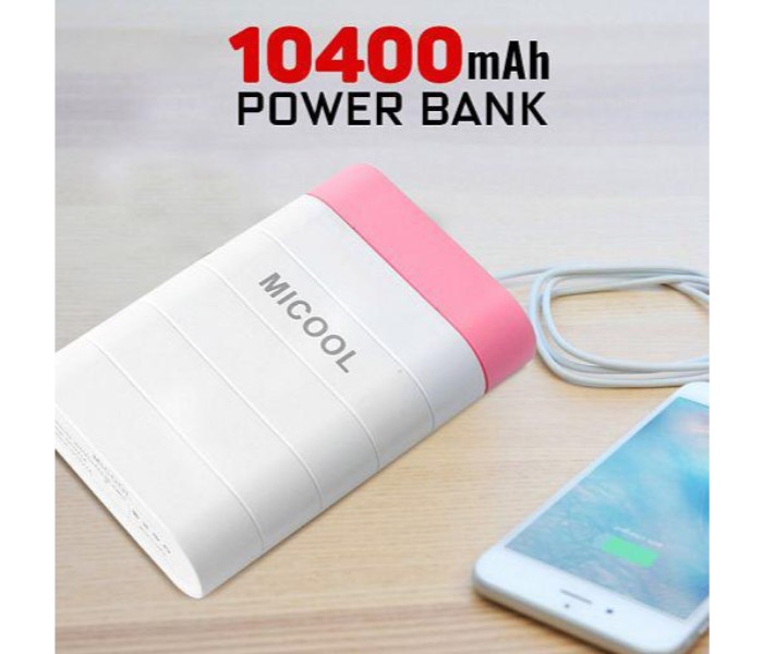 MICOOL Fashion Portable 10400mAh 2A Output Power Bank For All devices M12 Multicolor - Zoom Image 2