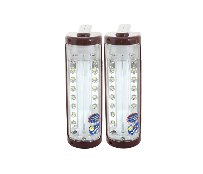 Geepas CO1750+1750 Combo 20-Piece Rechargeable LED Emergency Lantern - Brown - Zoom Image 3