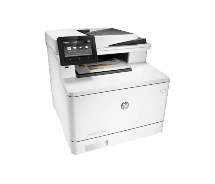 HP M477fdn LaserJet Pro Multifunction Color Printer - White - Zoom Image 3