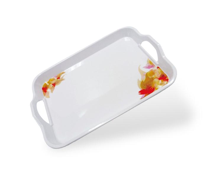 Royalford CO5064+5065 15-inch & 17.5-inch Combo Serving Tray - White - Zoom Image 2