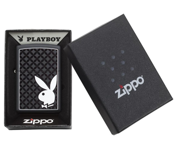 Zippo 29578 Playboy Lighter Black and White - Zoom Image 3