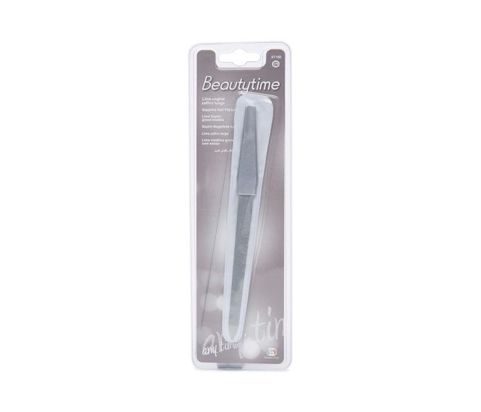 Beautytime N11029042A Sapphire Nail File - Silver, Long - Zoom Image