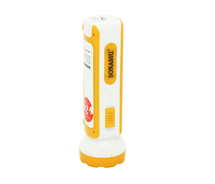 Sonashi SPLT-114 2-In-1 Rechargeable LED Torch with Lamp - Yellow - Zoom Image 3