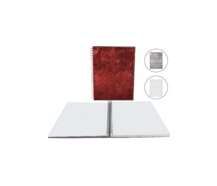 Senfort 91062 Wire-O A4 Notebook With Pocket Red - Zoom Image