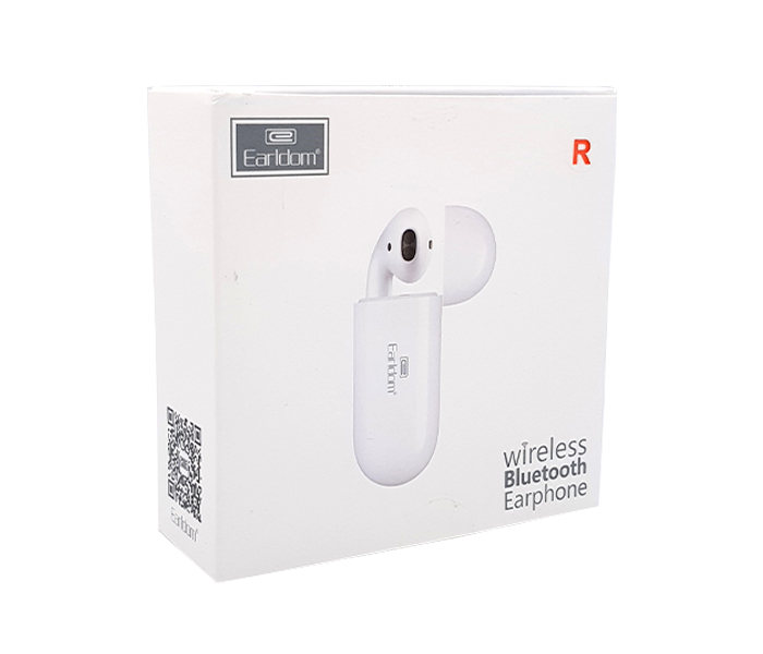 Earldom Single Right Side Wireless Bluetooth Earphone - White - Zoom Image 2