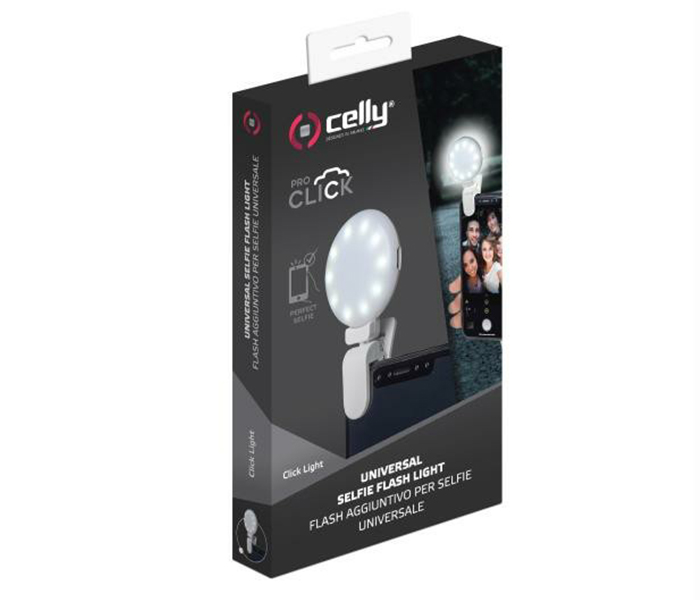 Celly CLICKLIGHTWH Universal Selfie Flash Light - White - Zoom Image 3