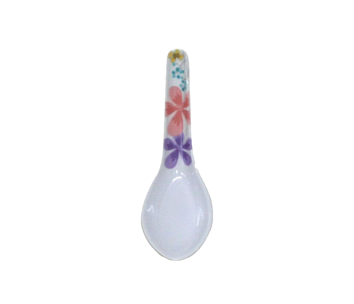 Royalford RF7115 Melamine Ware Star Thai Soup Spoon - White - Zoom Image