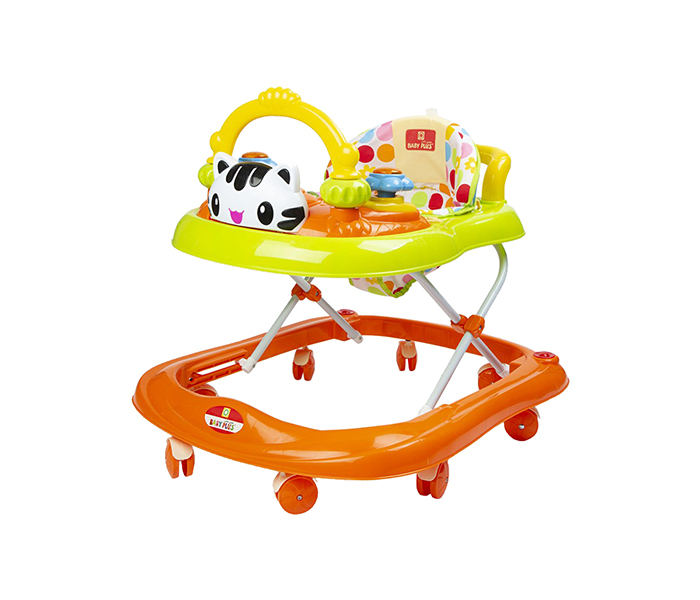 Baby Plus BP8292 Baby Walker - Orange & Green - Zoom Image 4