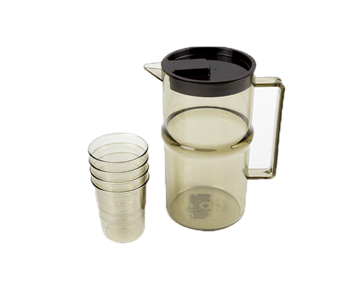 DND DD14518 Transprent Jug With 4 Glass - Zoom Image 1