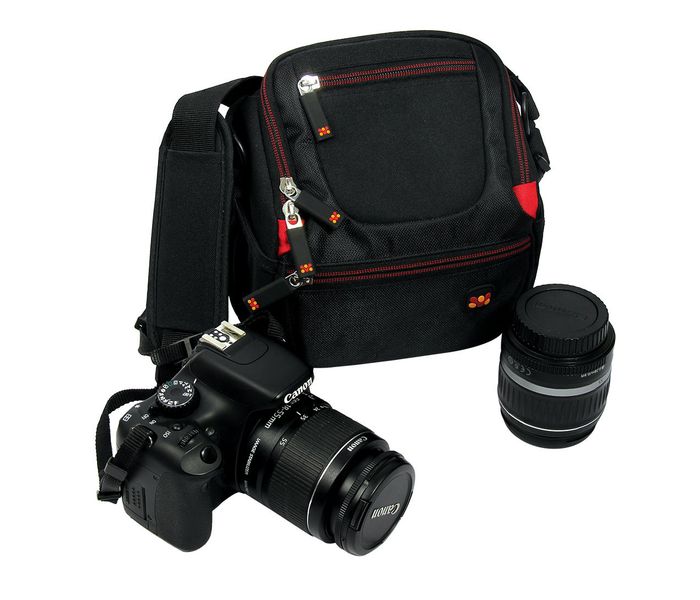 Promate Handypak1-S Trendy SLR and DSLR Shoulder Camera Bag, Black - Zoom Image 5