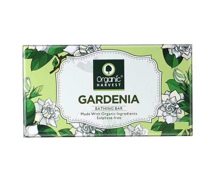 Organic Harvest Gardenia Bathing Bar Soap - 175g - Zoom Image 2