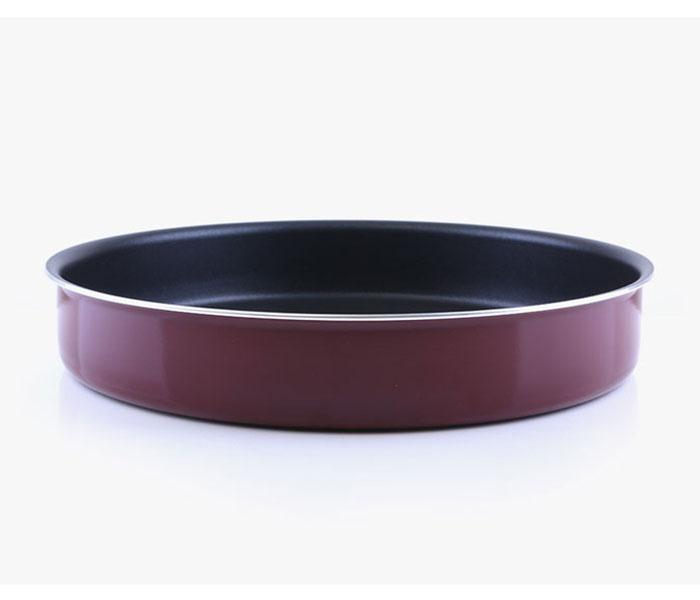 Royalford RF1146-RT 30cm Non Stick Round Tray - Red - Zoom Image 1