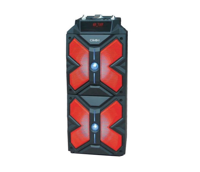 Clikon CK817 2.0 Channel Rechargeable Speaker with USB, SD, FM & Bluetooth - Zoom Image 2