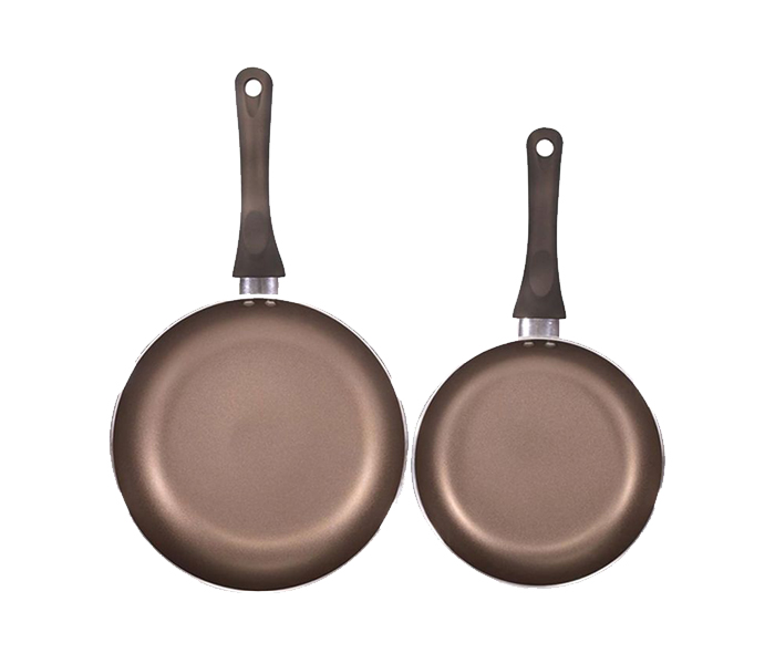 Royalford RF7355 2 Pieces Metal Non-Stick Frypan - Grey - Zoom Image 4