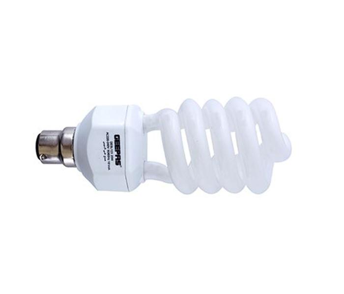 Geepas GESL123N Spiral Energy Saving Lamp - White - Zoom Image 1