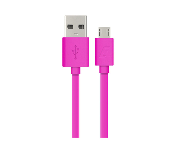 Energizer C21UBMCGPK4 1.2 Meter Hightech Flat Micro USB Cable - Pink - Zoom Image 2