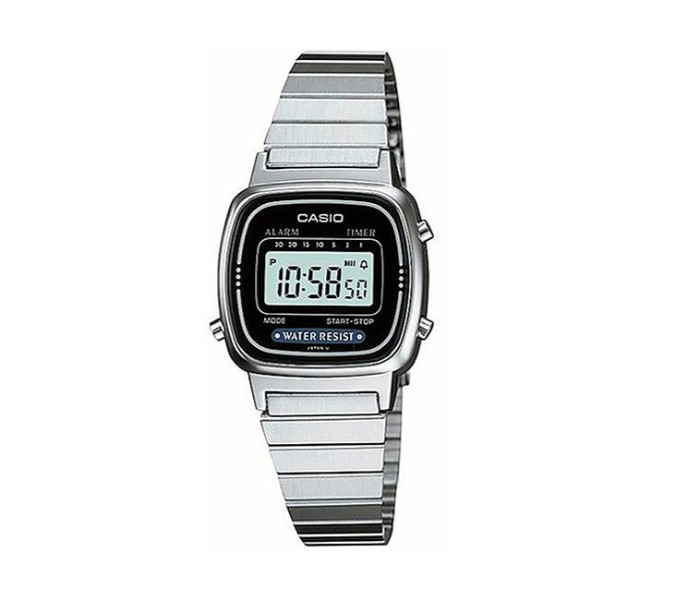 Casio LA-670WD-1DF Womens Digital Watch Silver - Zoom Image 3