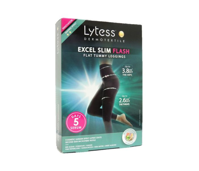 Lytess N15408965A Excel Slim Flash Flat Tummy Leggings Black - Zoom Image