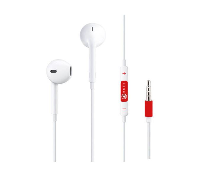 iends IE-HS587 In-Ear Stereo Earbuds Earphones - White - Zoom Image 5