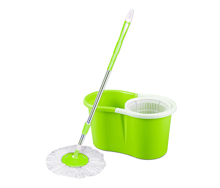 Delcasa DC1166 Azolla Spin Easy Mop - Green and White - Zoom Image 1