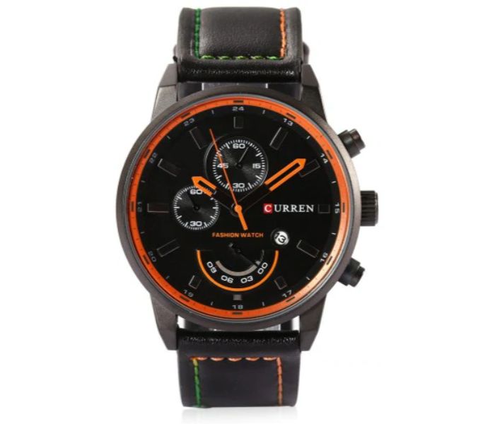 Curren 8217 Casual Quartz Watch For Men Black - Zoom Image 2