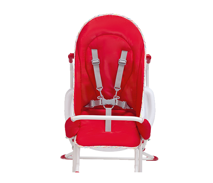 Safety 1st 27738825 Red Dot Kanji Highchair - Red & White - Zoom Image 1